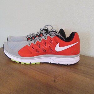 MEN'S NIKE VOMERO 9 FITSOLE 3 GREY, RED & BLACK SIZE 12